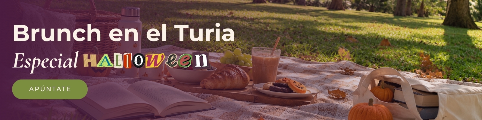 Brunch en el Turia, especial Halloween. Apúntate.